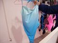 Vestido de bano entero degrade azul