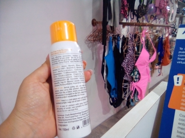 Bioaqua bloqueador solar spray