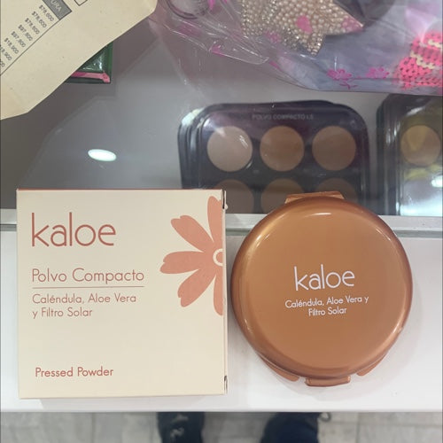 Kaloe polvo compacto tono miel