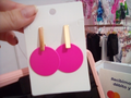pendientes largos redondos