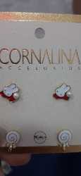 Aretes conejo perla