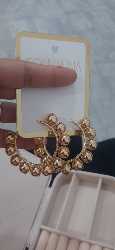 Arete aro con bolas