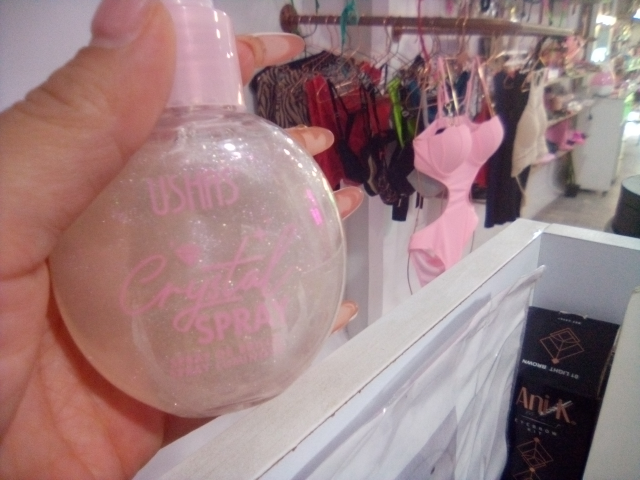Spray con glitter