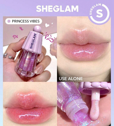 sheglam brillo de labios sin alcohol