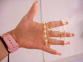 set de accesorios pulseras margarita