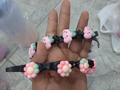 Diadema coreana con pines