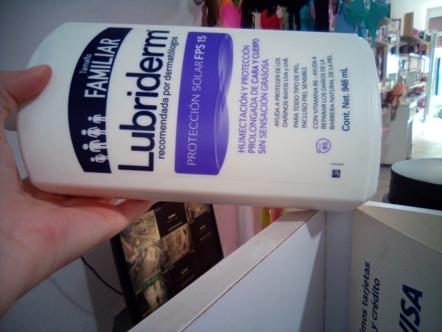 lubriderm proteccion solar fps15 *946ml