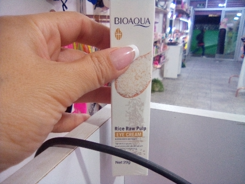 bioaqua rice raw pulp eye cream