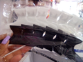 caiman plastico negro blanco y colores