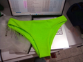 tanga vestido de bano verde limon
