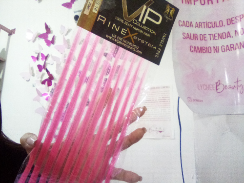 vip mechones pelo humano